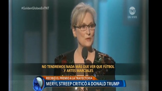Duro discurso de Meryl Streep contra Donald Trump en los Globos de Oro 2017