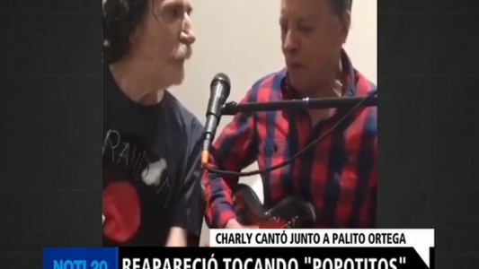 Charly García y una canción con Palito a modo de parte médico