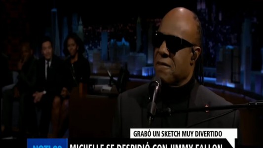 Michelle se despidió con Jimmy Fallon