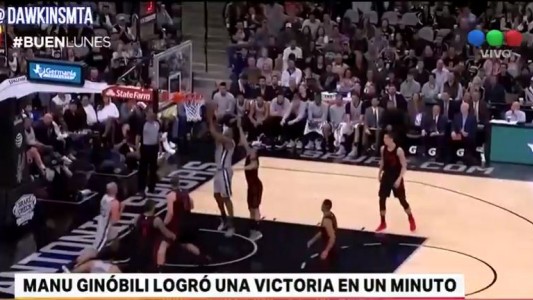 Manu Ginóbili sigue haciendo historia: alcanzó un récord de Michael Jordan