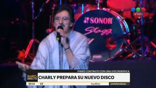 Charly García prepara nuevo disco