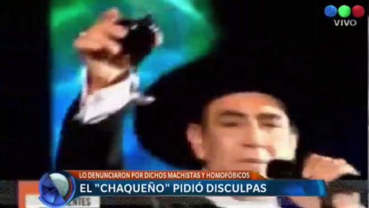 El Chaqueño Palavecino pidió disculpas: "No quise ofender a nadie"
