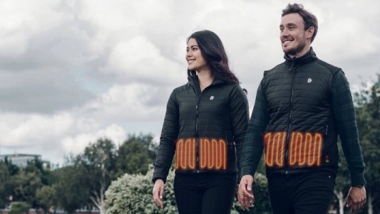 Inventaron una campera con calefacción interior