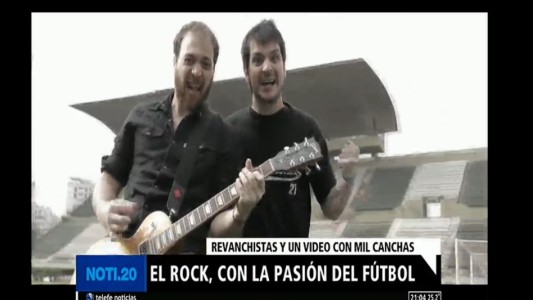 El rock, con la pasión del fútbol