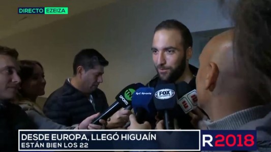 Higuaín: "Estoy en un buen momento, en todo"