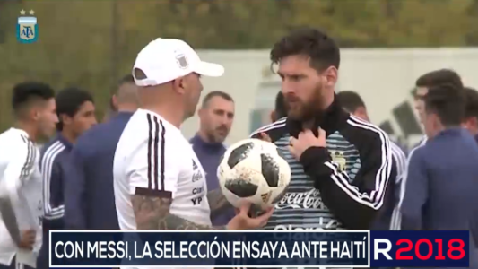 Con Messi, la Selección ensaya ante Haití