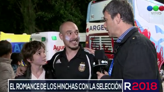 El romance los hinchas con la Selección