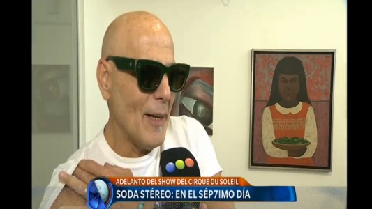 Show del Cirque du Soleil: para Zeta Bosio "es como sentir que Soda está vivo"