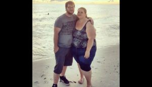 La pareja que hizo una promesa de amor y juntos bajaron 180 kilos