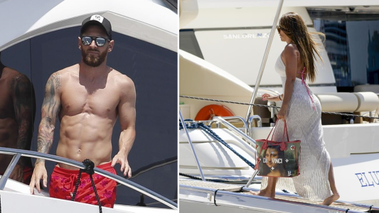 Tras el Mundial, Messi se fue de vacaciones a Ibiza