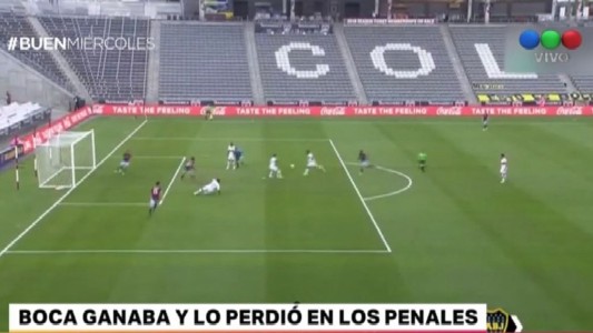 Boca perdió su amistoso por penales