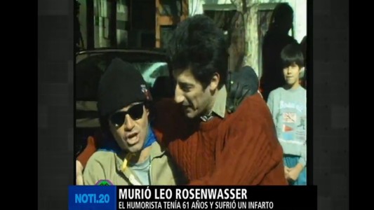 Dolor por la sorpresiva muerte del actor Leo Rosenwasser