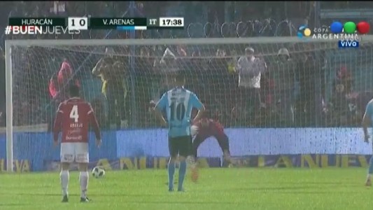 Huracán ganaba, pero el partido se suspendió por la lluvia