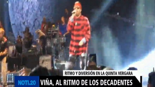 Viña, al ritmo de los Decadentes