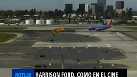 Harrison Ford, como en el cine