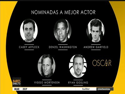 Los candidatos para el Oscar al mejor actor