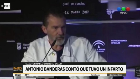 Antonio Banderas habló sobre su estado de salud: “Sufrí un ataque al corazón"