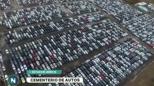 Un cementerio con casi 300 mil autos en Estados Unidos