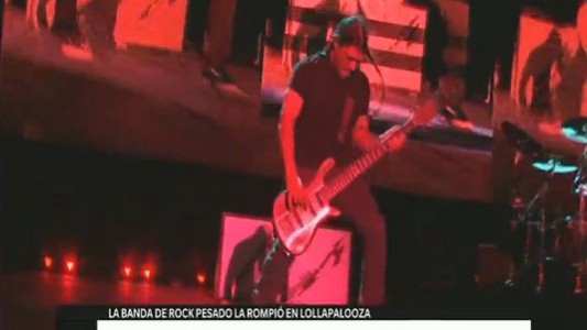 Lollapalooza: la noche que brilló Metallica