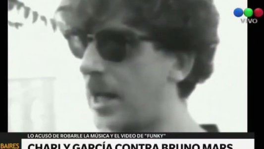 Charly García acusó a Bruno Mars de plagio