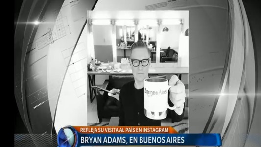 Bryan Admas, en Buenos Aires