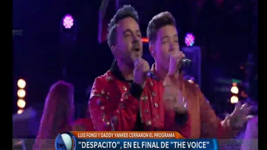 Daddy Yankee y Luis Fonsi cantaron "Despacito"