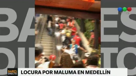 Locura por Maluma en Medellín