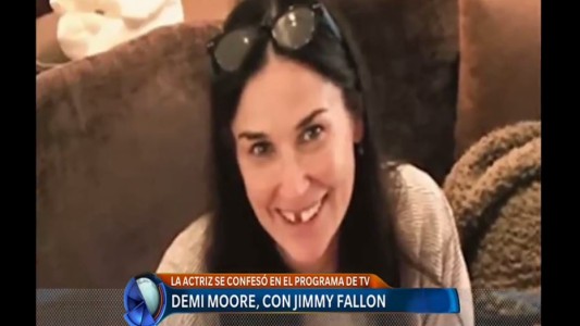 Demi Moore confesó que perdió dos dientes por culpa del estrés