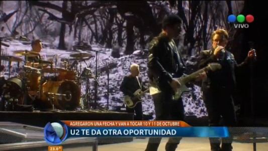 U2 suma nuevo show el 11 de octubre en La Plata