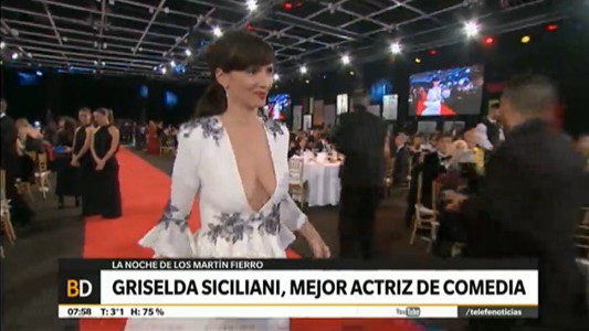 Griselda Siciliani, mejor actriz de comedia