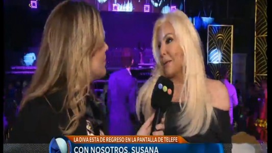 Con Susana después del programa
