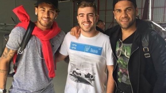 Poné los fideos: Neymar Jr y Dani Alves llegaron a Rosario para el casamiento de Messi