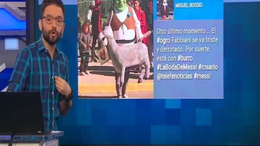 La boda de Messi en las redes sociales