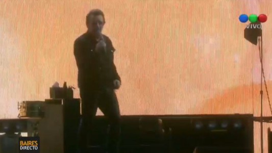 U2 ensayó para los bomberos de Londres