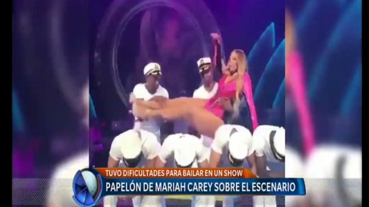 Indignación con Mariah Carey por su flojo desempeño durante un show