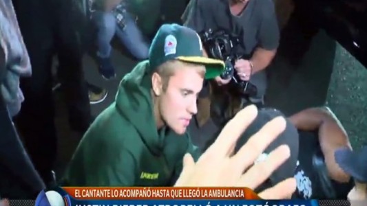 Justin Bieber atropelló a un paparazzi