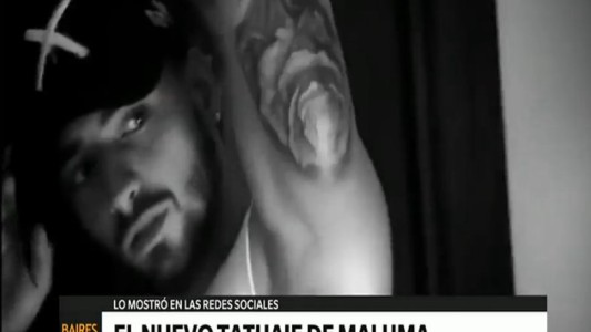 El nuevo tatuaje de Maluma: "Es un homenaje a la mujer"