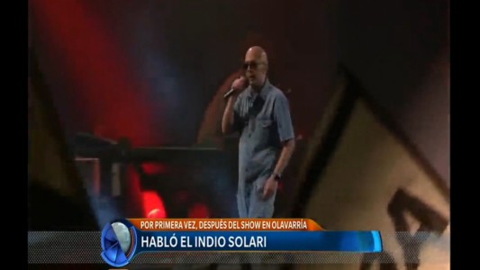 El "Indio" Solari dijo que no tiene planeado nuevos shows: "Si se llega a torcer un tobillo alguien, me darán cadena perpetua"
