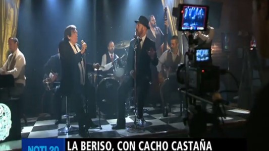 La Beriso, con Cacho Castaña