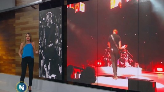 Líder de Metallica se cae dentro de un agujero en medio del escenario