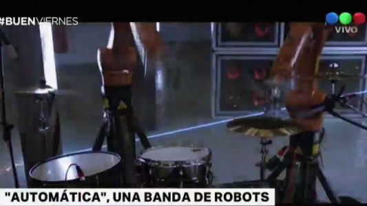 Video: "Automática", por la banda de robots liderada por Nigel Stanford