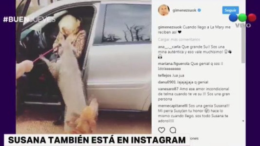 Susana Giménez debutó en Instagram