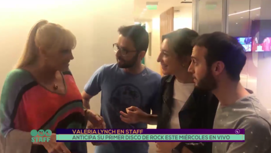 Valeria Lynch anticipa su primer disco de rock