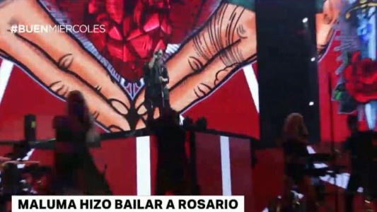 Maluma hizo bailar a Rosario