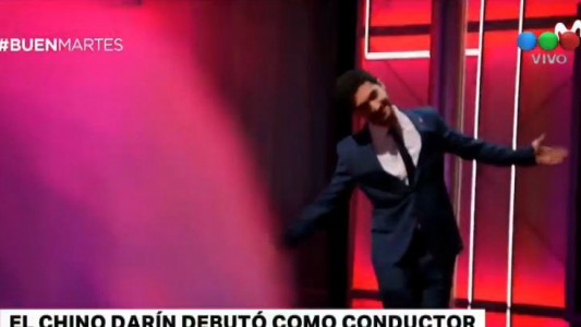 "El Chino" Darín debutó como conductor de TV en España