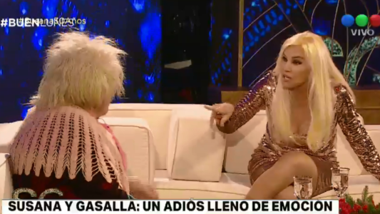 Susana Giménez y Gasalla: un adiós lleno de emoción