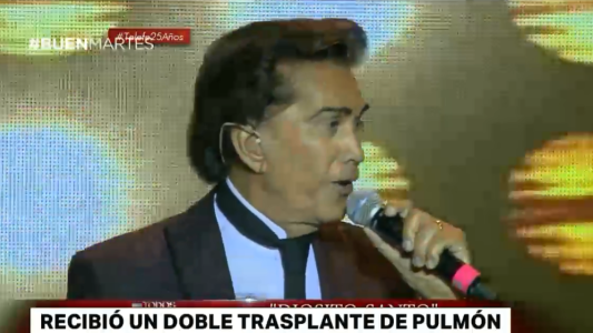 José Luis "El Puma" Rodríguez recibió un doble trasplante de pulmón