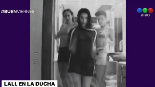 Lali Espósito estrenó un sensual video en la ducha