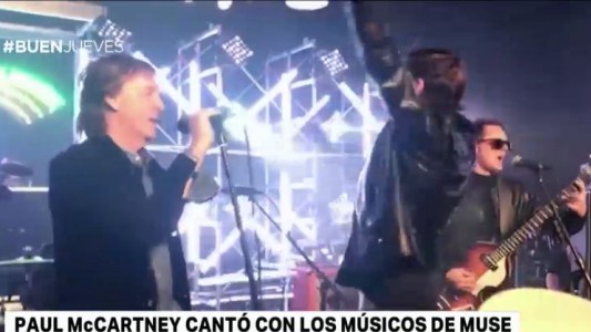 Paul McCartney y Muse compartieron escenario