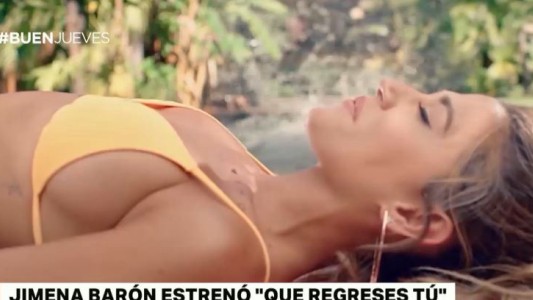 Jimena Barón estrenó "Que regreses tú"